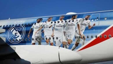 ريال مدريد طيران الإمارات (غيتي)