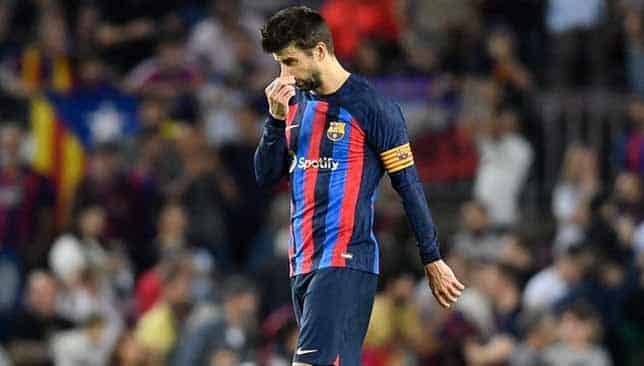 مدافع برشلونة جيرارد بيكيه (غيتي)