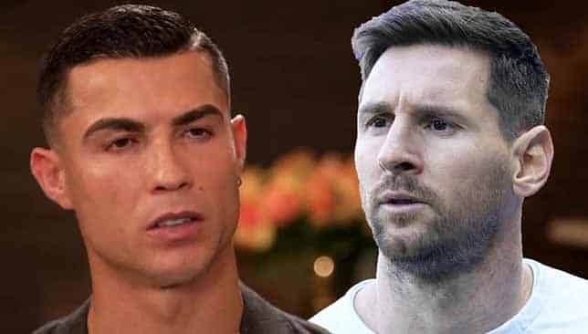 كريستيانو رونالدو وليونيل ميسي (ميرور)