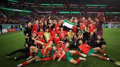 المنتخب المغربي كأس العالم 2022 (غيتي)