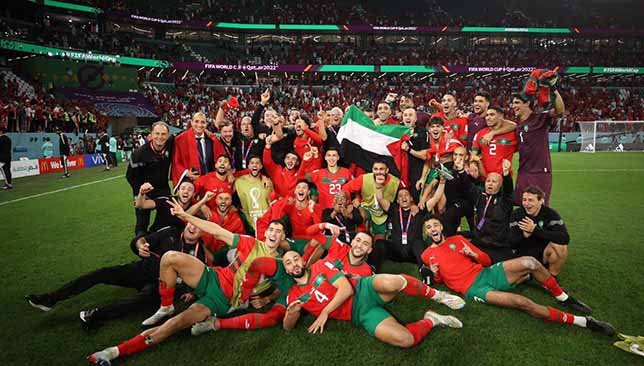 المنتخب المغربي كأس العالم 2022 (غيتي)