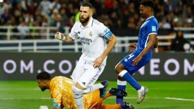 كريم بنزيمة مهاجم ريال مدريد (غيتي)