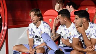 داني سيبايوس لوكا مودريتش وأسينسيو (غيتي)