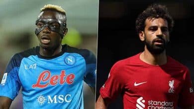 محمد صلاح وفيكتور أوسيمين (غيتي)
