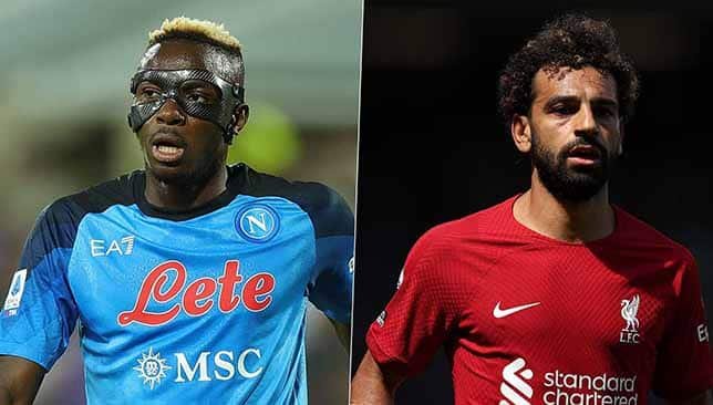 محمد صلاح وفيكتور أوسيمين (غيتي)