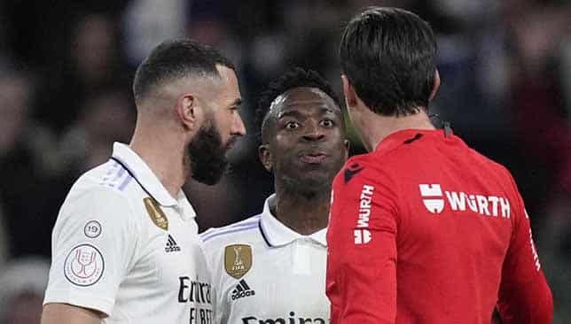 موعد مباراة ريال مدريد اليوم فينيسيوس جونيور (غيتي)