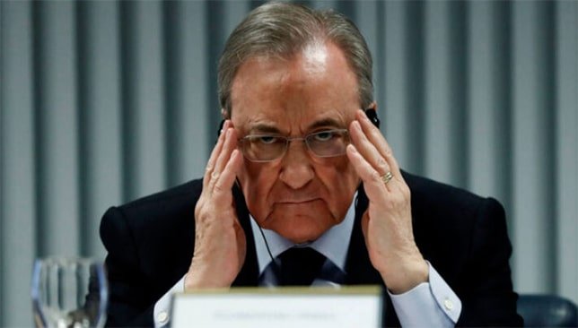 فلورينتينو بيريز ريال مدريد (غيتي)