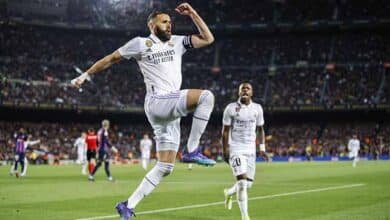 كريم بنزيمة مهاجم ريال مدريد (غيتي)