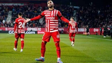 تاتي كاستيلانوس مسجل رباعية في مرمى ريال مدريد (غيتي)