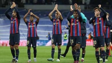 ملخص مباراة برشلونة اليوم (غيتي)