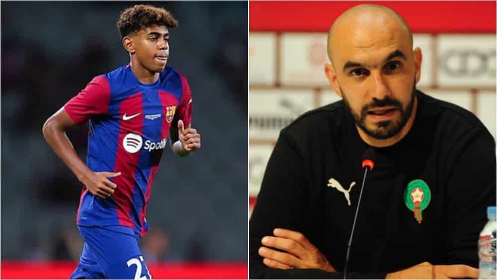 وليد الركراكي ولامين يامال