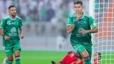 روبرتو فيرمينو يتصدر ترتيب هدافي الدوري السعودي (غيتي)