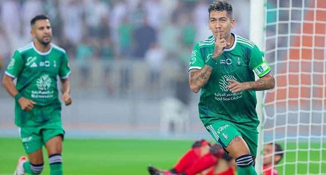 روبرتو فيرمينو يتصدر ترتيب هدافي الدوري السعودي (غيتي)