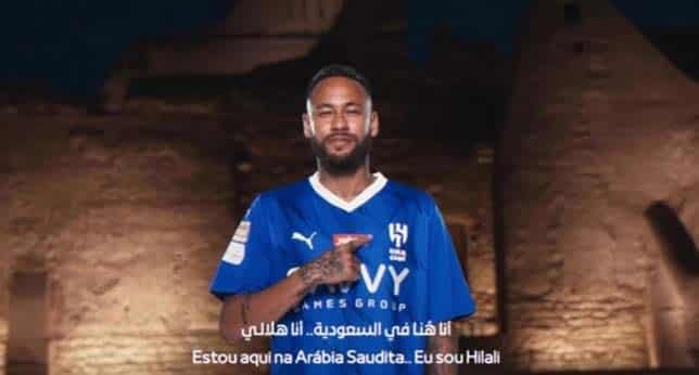 نيمار لاعباً للهلال السعودي