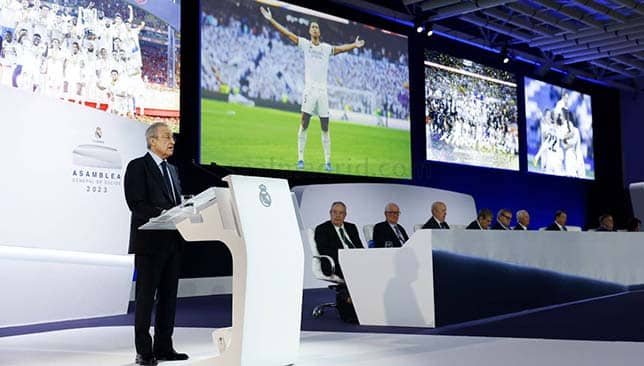 فلورنتينو بيريز رئيس ريال مدريد (غيتي)