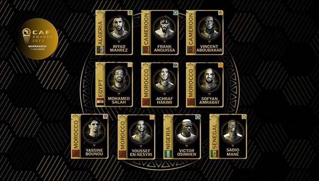 الاتحاد الأفريقي يعلن عن القوائم النهائية لجوائز الأفضل 2023 (غيتي)