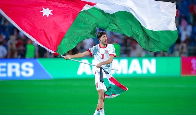 المهاجم الأردني يزن النعيمات (غيتي)