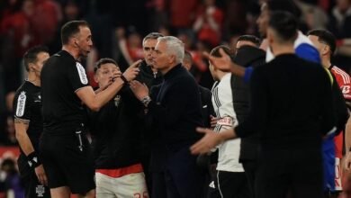 المدرب البرتغالي جوزيه مورينيو (غيتي)