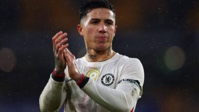 لاعب الوسط الأرجنتيني إنزو فيرنانديز (غيتي)