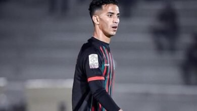 لاعب الجيش الملكي المغربي، زين الدين الدراك (غيتي)