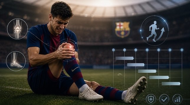 إصابات برشلونة 2025-2026 وتواريخ العودة (ترانسفير ميركاتو)