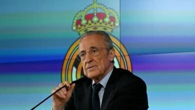 رئيس ريال مدريد فلورنتينو بيريز (غيتي)