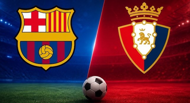 لقنوات الناقلة لمباراة برشلونة وأوساسونا اليوم في الدوري الإسباني 2026.. الموعد والمعلق وطريقة المشاهدة (ترانسفير ميركاتو)