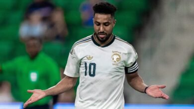 سالم الدوسري نجم المنتخب السعودي (غيتي)